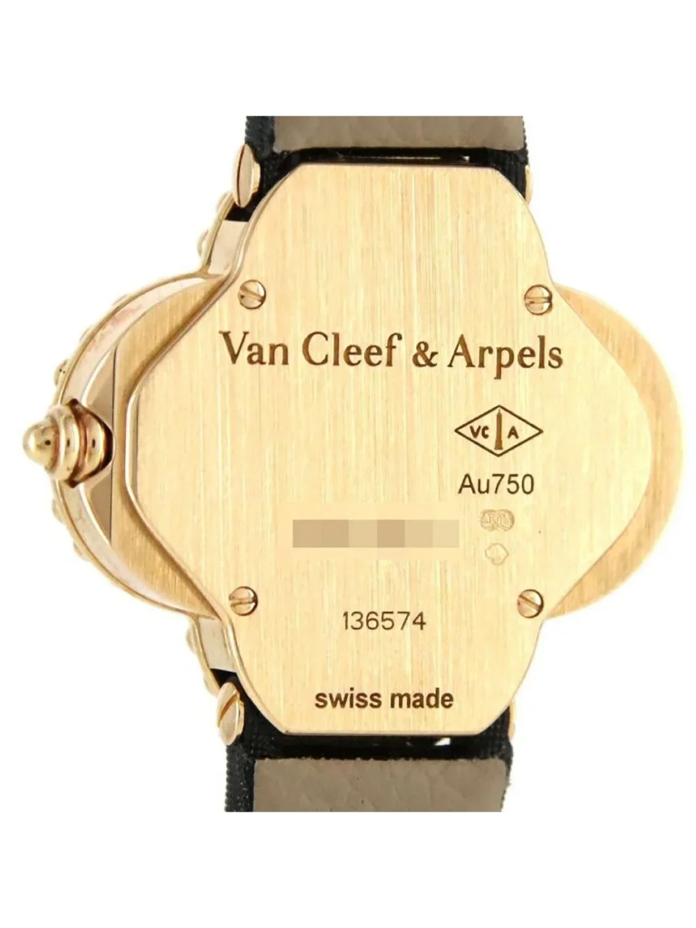 Van Cleef & Arpels Alhambra YG Quartz Watch